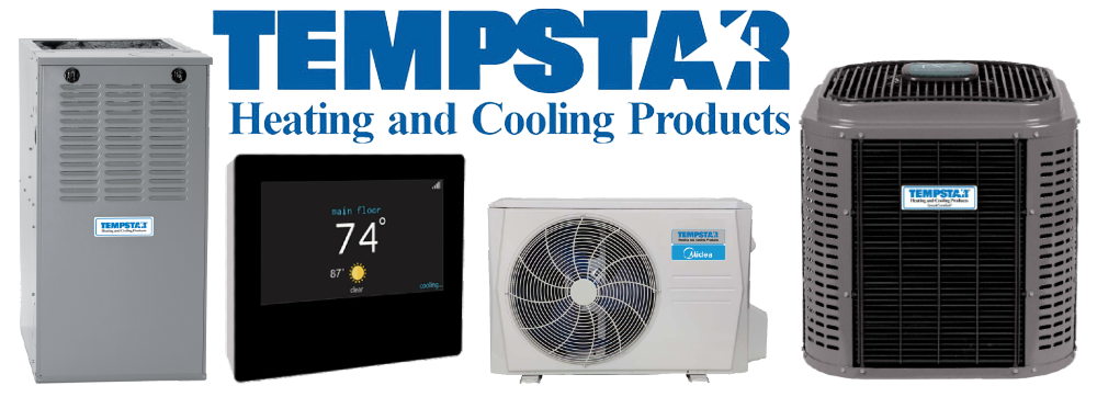 An assortment of Tempstar Heating and Cooling products that we work with